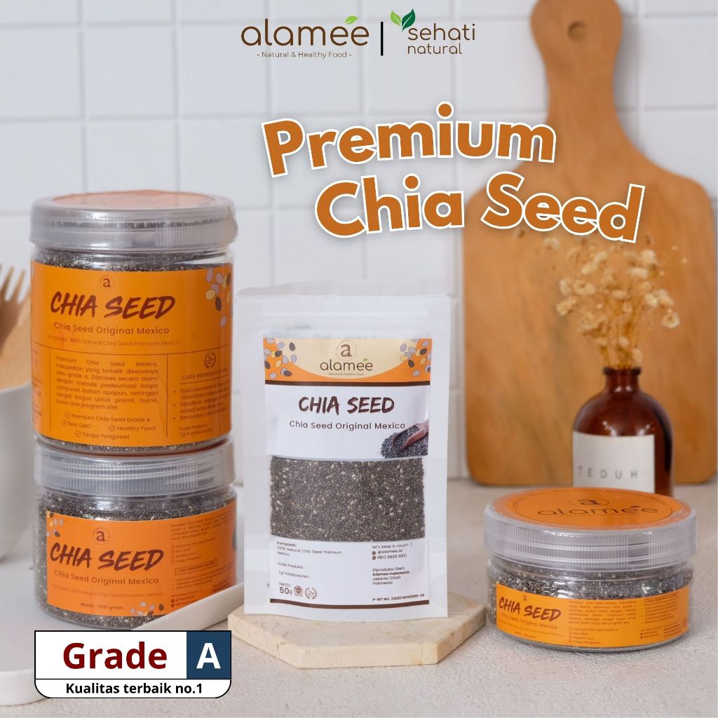 

Chiaseed Organic Chia Cia Seed Seeds Biji Cia Seeds Organik Kualitas Premium Original Mexico