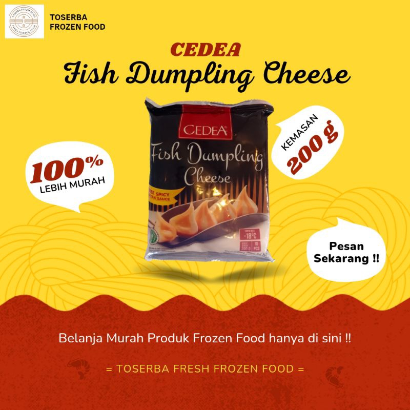 

Cedea Fish Dumpling Cheese 200g