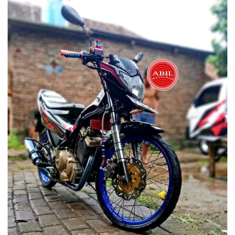 cover shock depan satria fu 150