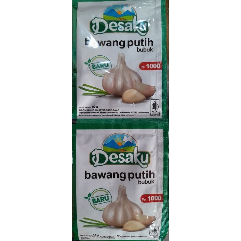 

DESAKU BAWANG PUTIH 10Gr (isi 12Bgks)