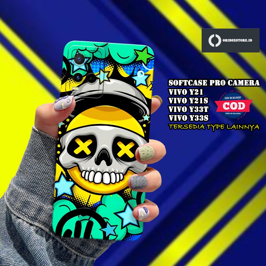 Case Hp VIVO Y21 /  Y21S / Y33S  / Y33T Terbaru - Motif Case Grafiti - kesing VIVO Y21 /  Y21S / Y33