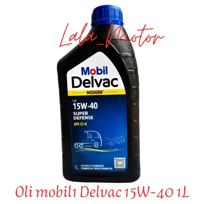 Oli Mobil 1 Delvac 15W-40 Diesel 1Liter (Oli mobil Diesel)