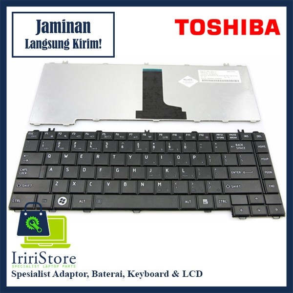 Keyboard Original Toshiba Satellite C600 C640 L640 L635 L645 L735 L745 Glossy