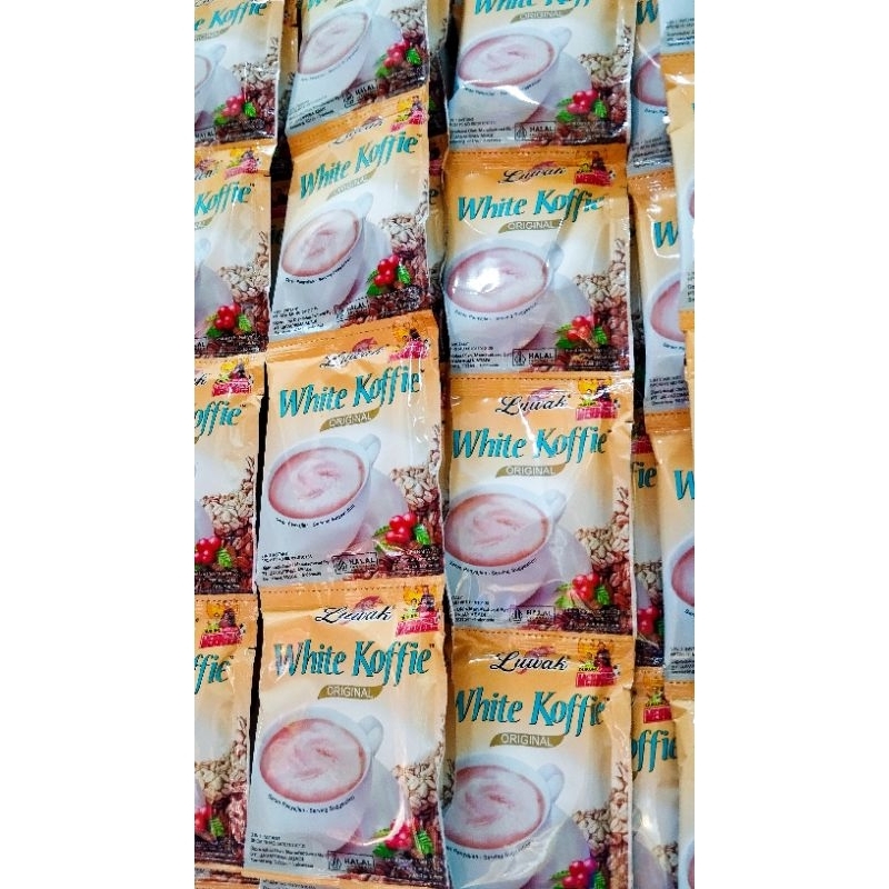 

LUWAK White COFFEE 1 renceng 10pcs kopi instan