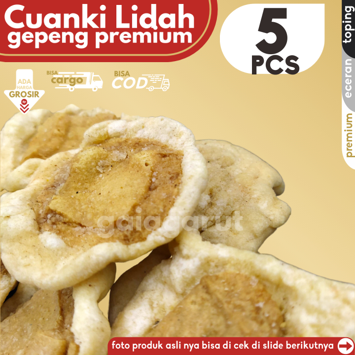 

Cuanki LIDAH BULAT GEPENG 5pcs Premium by GaiaGarut