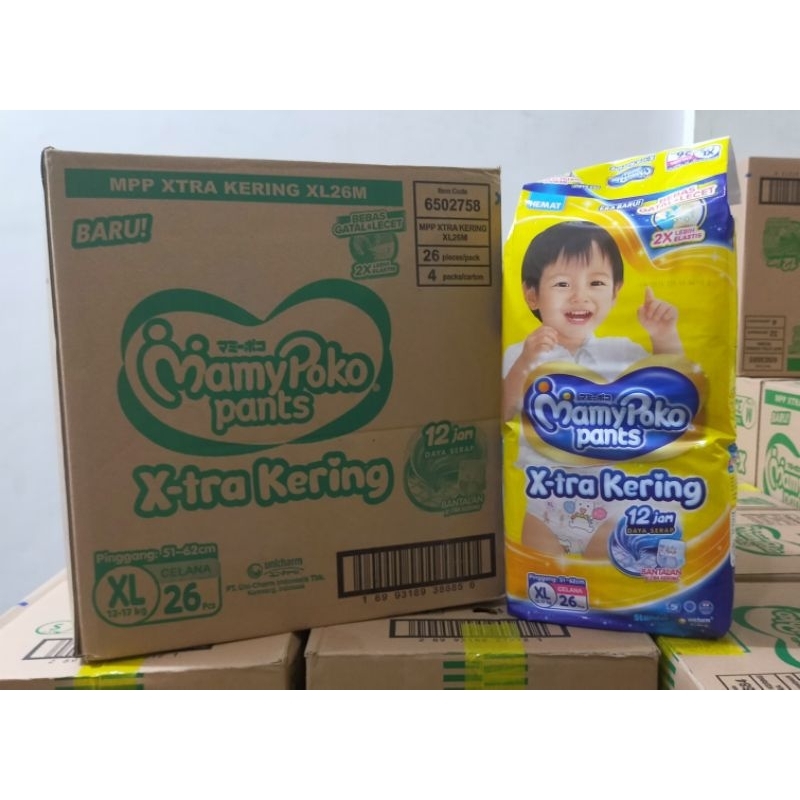 (KARTON) MAMYPOKO PANTS STD XL26 X-TRA KERING