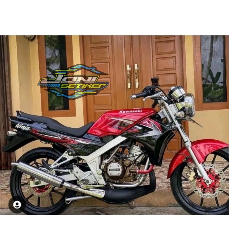 stiker Striping ORI Ninja SS 2010 Merah