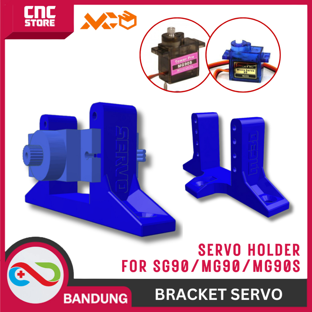 Bracket Servo MG90 SG90 Vertikal Dudukan Mini Servo Holder