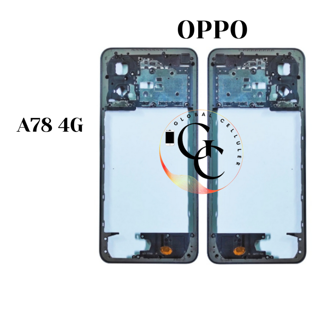 Bezel Oppo A78 4G Original (Tulang Samping penutup mesin)