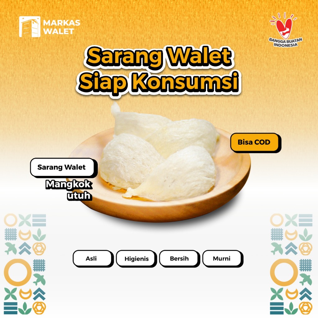 

Sarang Burung Walet Kering Asli (Birdnest/ Yanwo) NestOne Utuh Mangkok 25 Gram- 50 Gram - Bersih Siap Masak