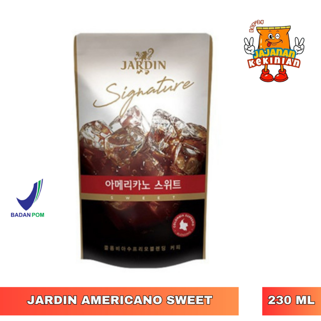

[HALAL] JARDIN SIGNATURE AMERICANO SWEET I JARDIN SIGNATURE KOREAN POUCH COFFEE 230 ml