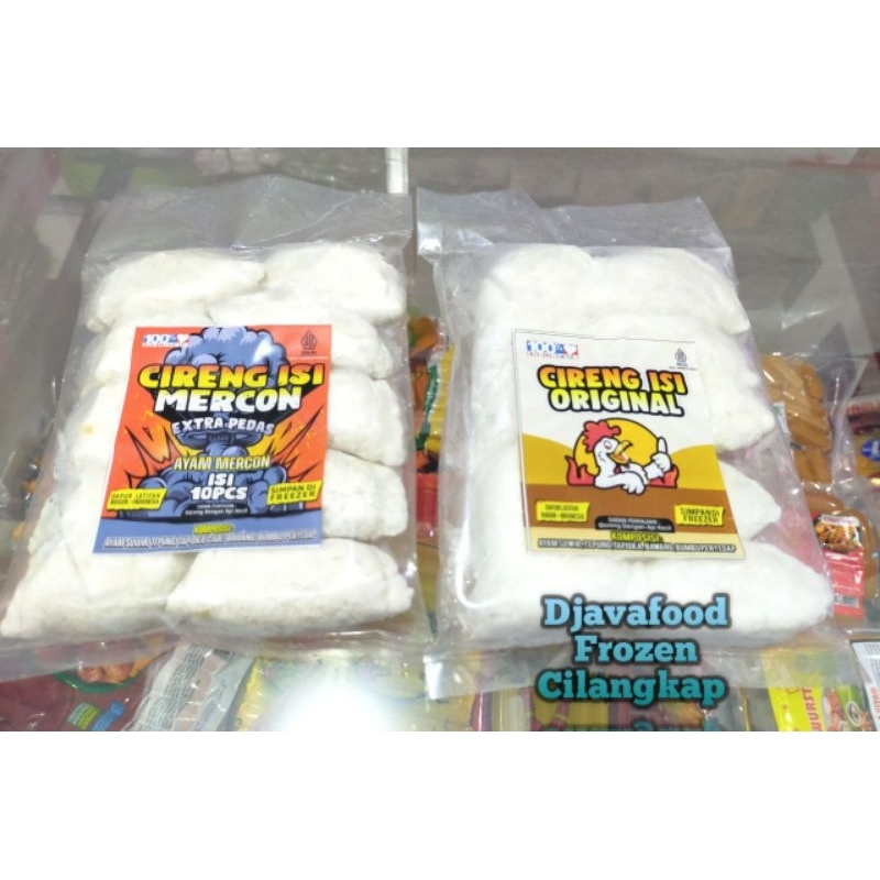 

cireng isi ayam mercon