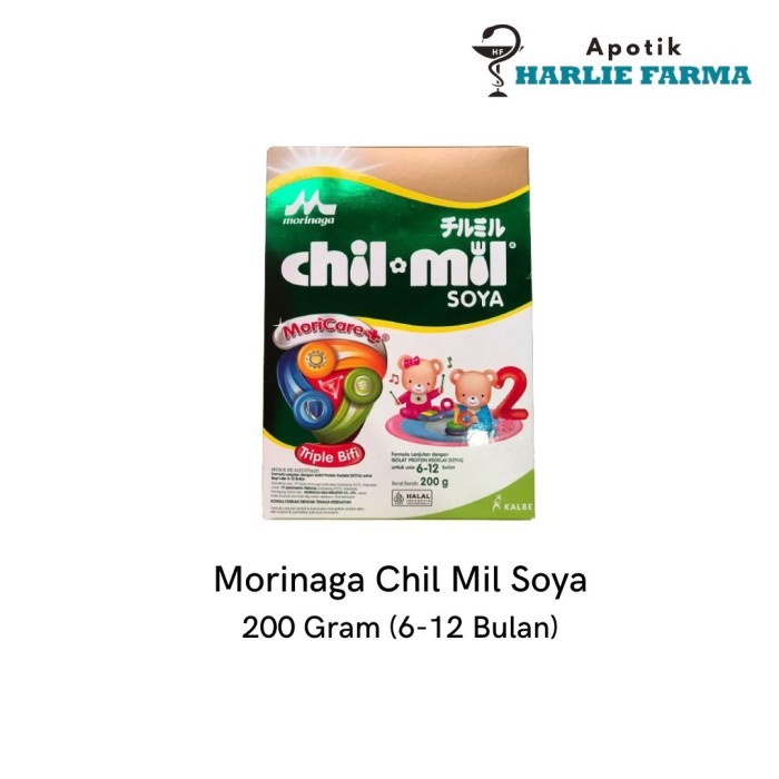 Morinaga Chil Mil Soya 200gr susu formula bayi 6 - 12 bulan - Susu Formula Bayi