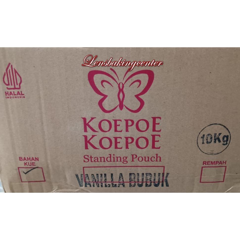 

Vanilla / Vanilli / Vanila / Vanili Bubuk Koepoe Koepoe Kupu HALAL 1dus 1 dus 10x1kg / 10 x 1 kg / 1karton 1 karton