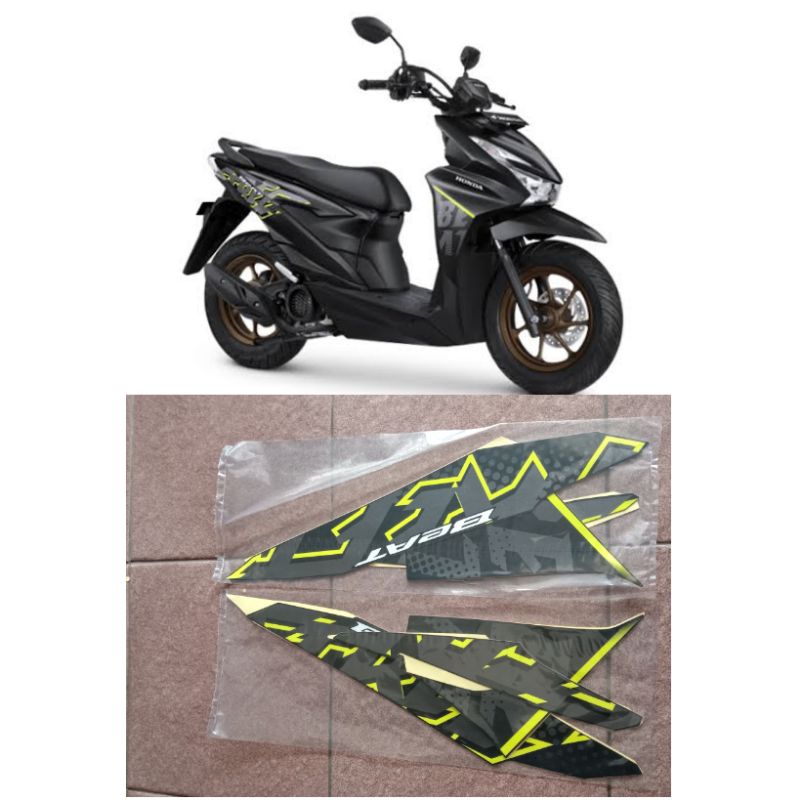 Sticker striping beat street hitam 2024 / Lis body beat street 2024 hitam