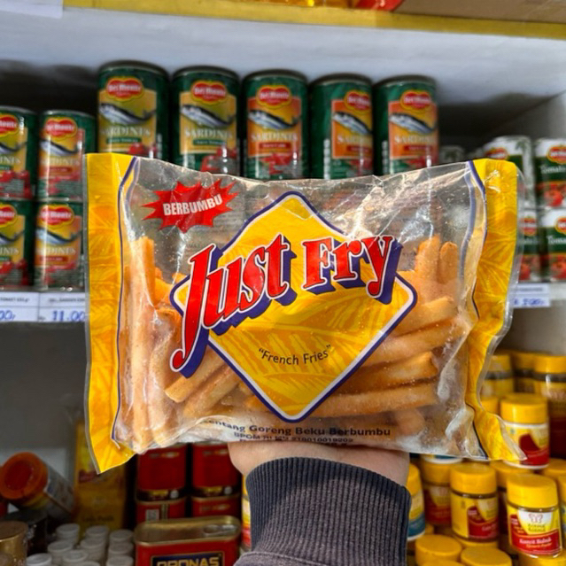

JUST FRY kentang seasoned/berbumbu 450g
