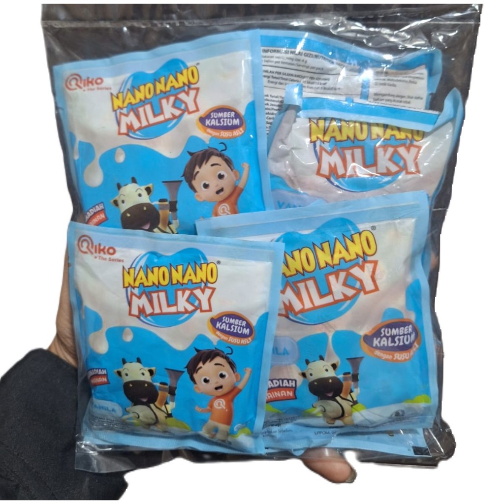 

PERMEN NANO NANO MILKY 60gr ISI 30 BUTIR // NANO NANO MILKY 12grX6