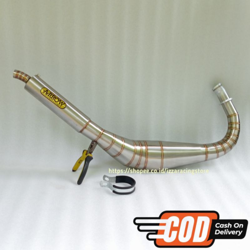 Knalpot Kolong Kobra Rx king Rx Special ARROW fullstainles