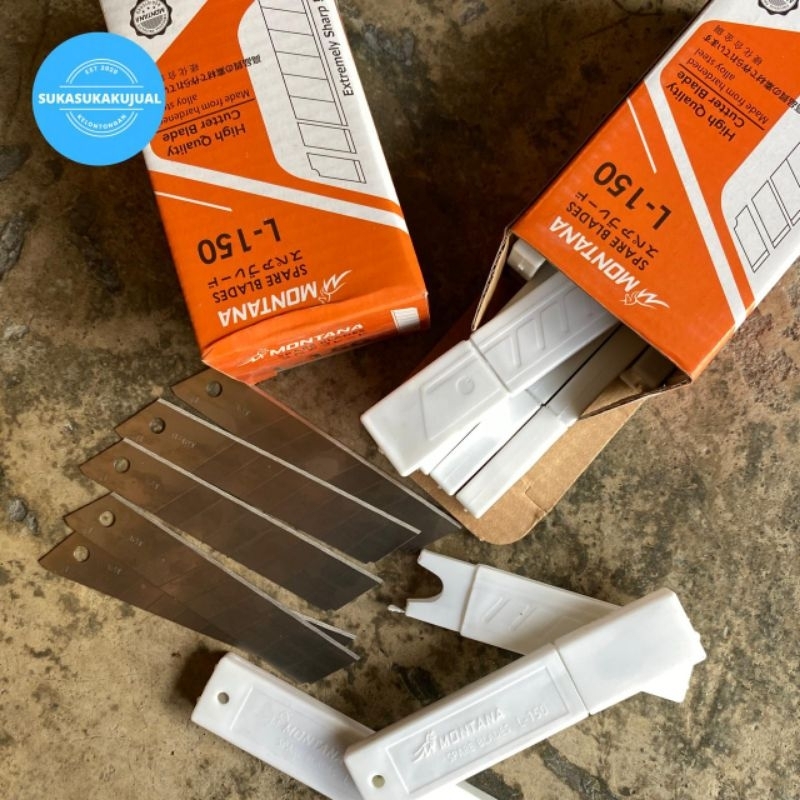 

isi cutter besar L150 1tube 5pcs pisau