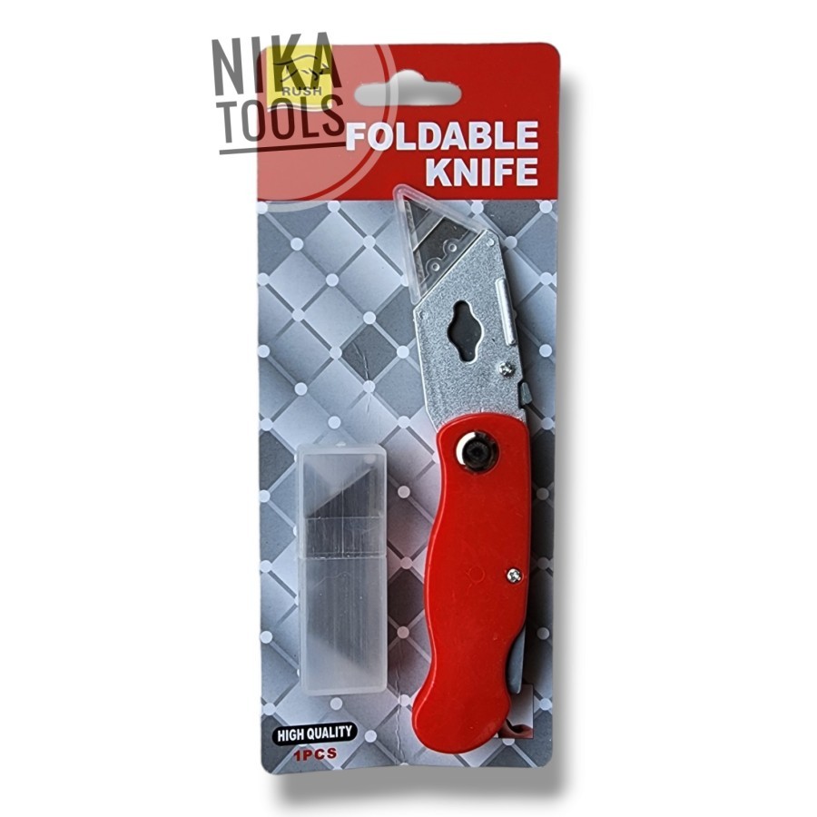 

Pisau Cutter Lipat Folding Foldable Utility Knife Gipsum Gypsum