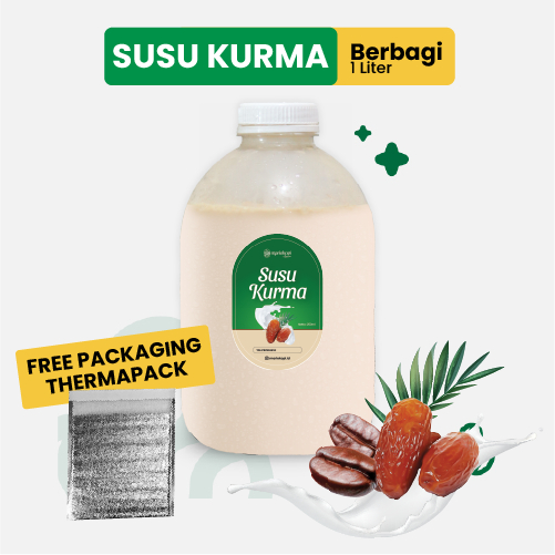 

Susu Kurma asi booster Kemasan bottle Berbagi 1 Liter Ready To Drink MarieKopi