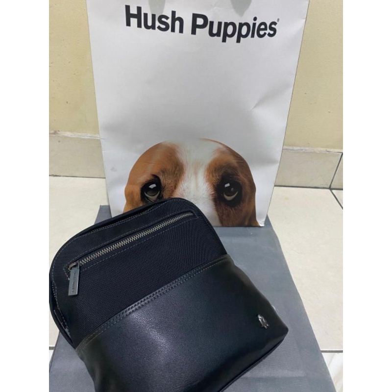 Fenix Sling Bag in black by hush pupies (NEW)