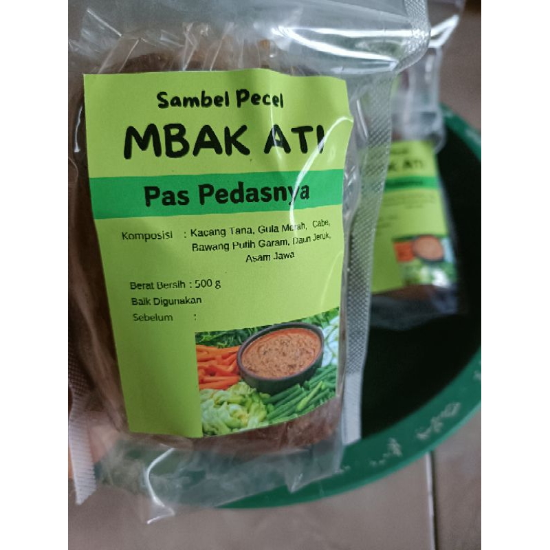 

Sambel Pecel mbak ati 500gm - 1kg