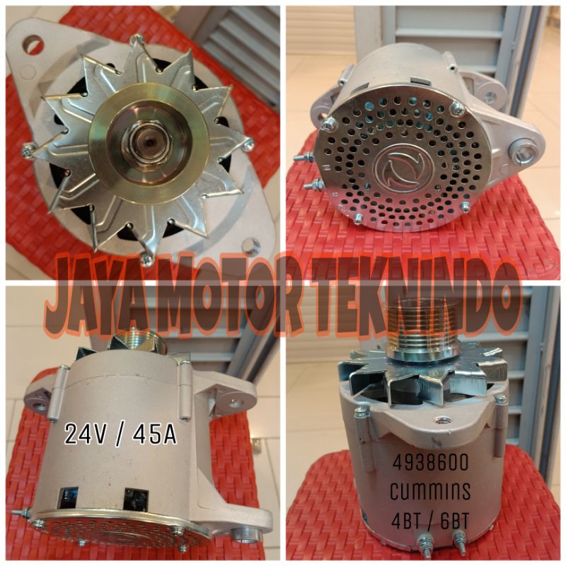 Altenator Cummins China 4BT 6BT / Altenator Cummins DCEC 4938600 24V 45A 008-048