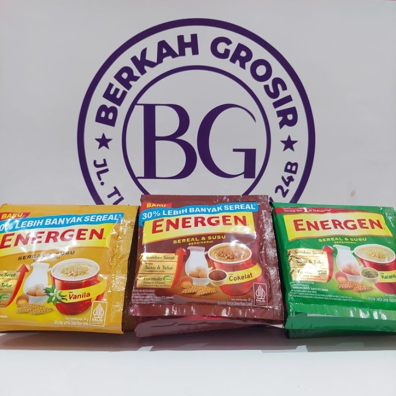 

ENERGEN SEREAL OAT RENTENG COKLAT/VANILA/KACANG HIJAU