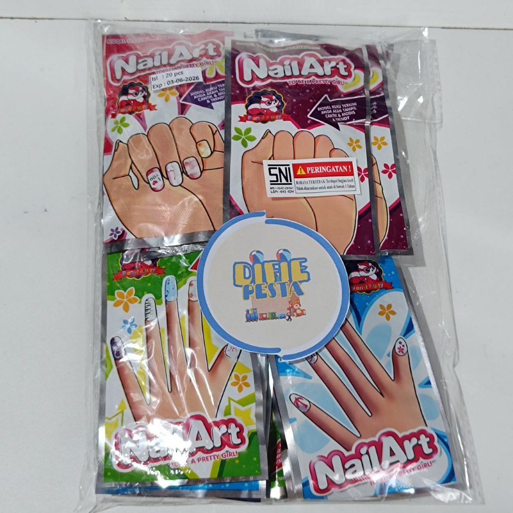 

20Pcs permen kuku lolipop nailart