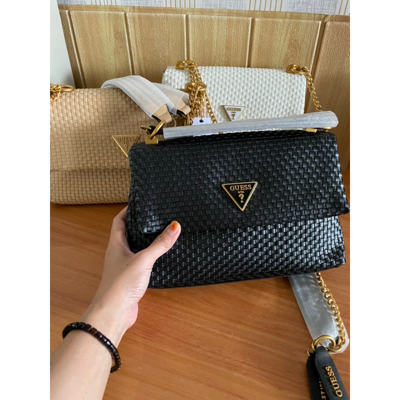 new arrival guess lisbet guess original tas guess asli