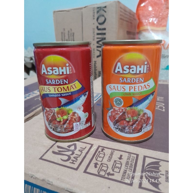 

ASAHI SARDEN SAUS TOMAT DAN PEDAS 155GR