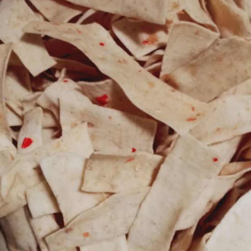 

Kerupuk selondok mentah