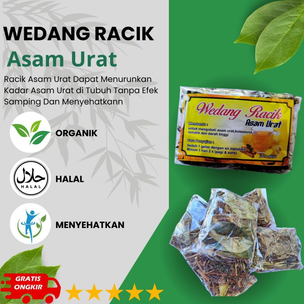 

JAMU RACIK ASAM URAT - PENURUN KADAR ASAM URAT - HERBAL ASAM URAT 1 PACK ISI 10 PCS SIAP SEDUH