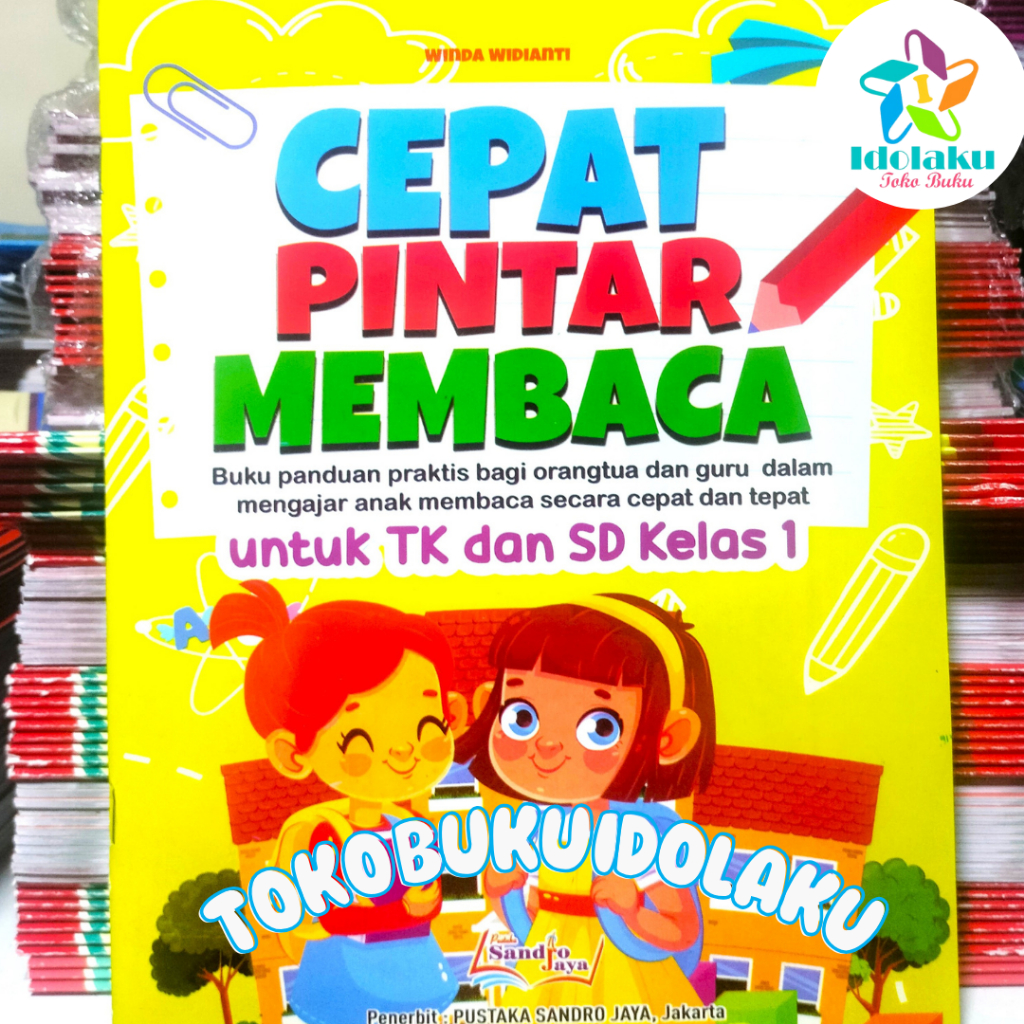 Buku Anak Cepat Pintar Membaca Untuk TK dan SD Kelas 1 Ukuran Jumbo