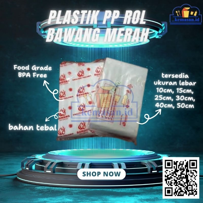 

PP ROL BAWANG MERAH 10CMX100MX0.02[60]