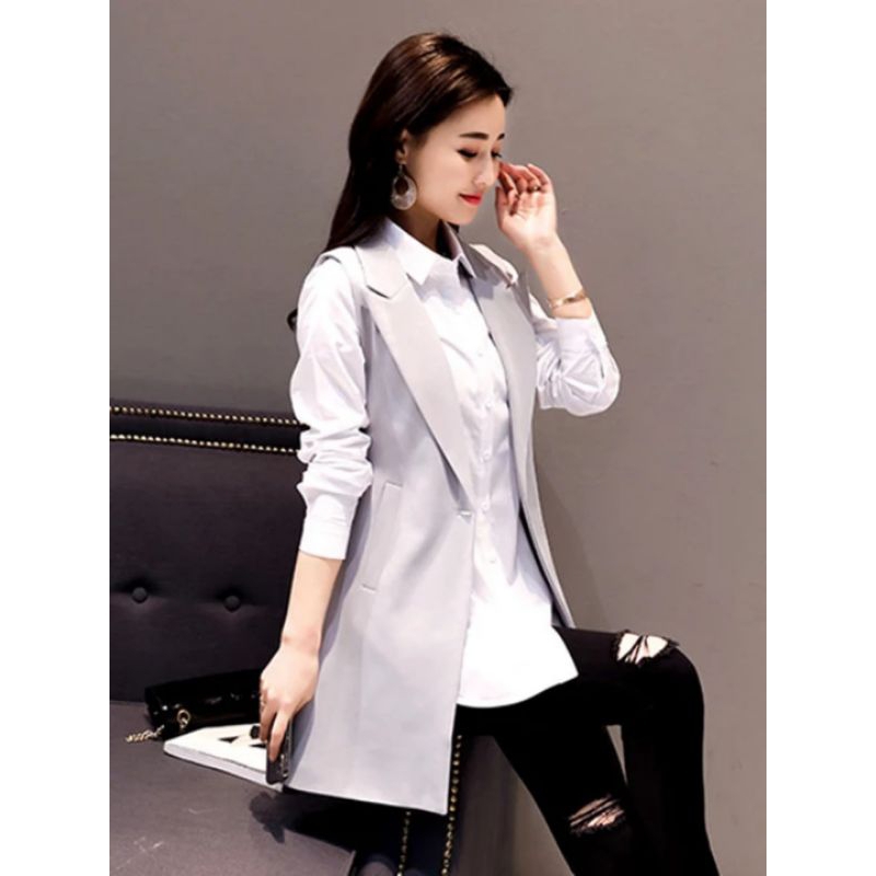 Outer wanita, Rompi wanita panjang/Long vest wanita /Rompi formal wanita