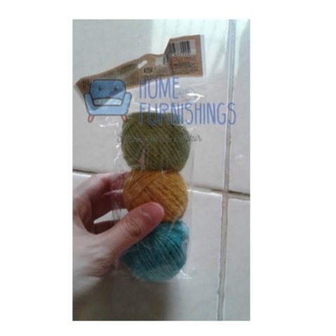 

Tali Rami Jute String Tali Ikat Kado Color Hemp String 20Mtr X 3