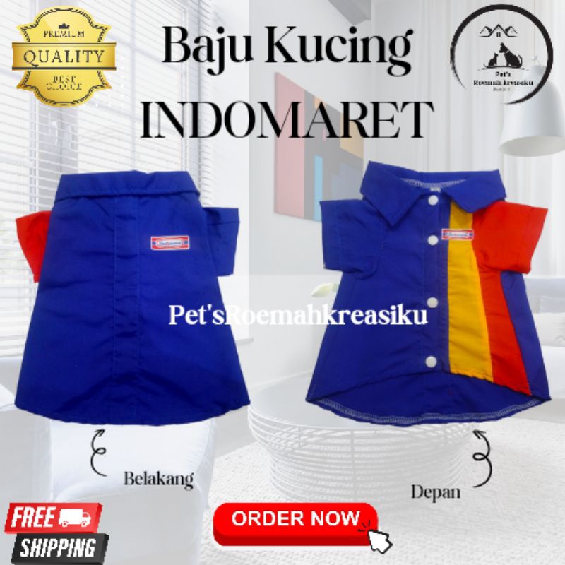 baju kucing indomaret#baju kucing lucu#baju kucing murah
