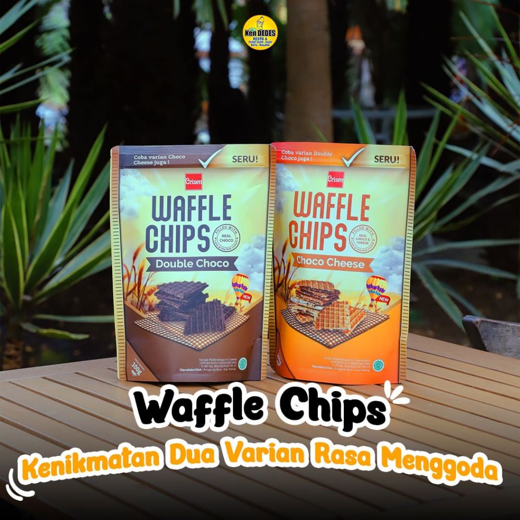

Waffle Crisen Crispy Butter Wafel 100g / WAFFLE CHIPS 100 gram