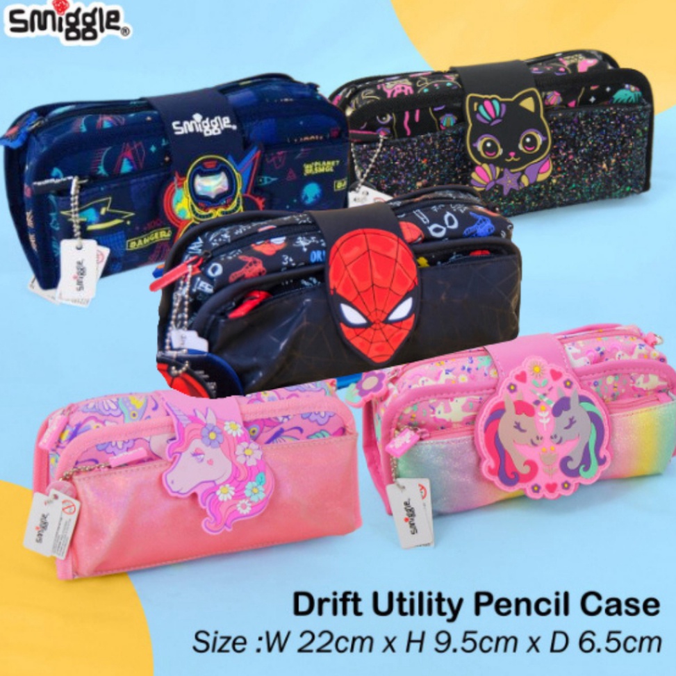 

KODE D89W SMIGGLE utility pencil case threefold lipat 3 SMSPC