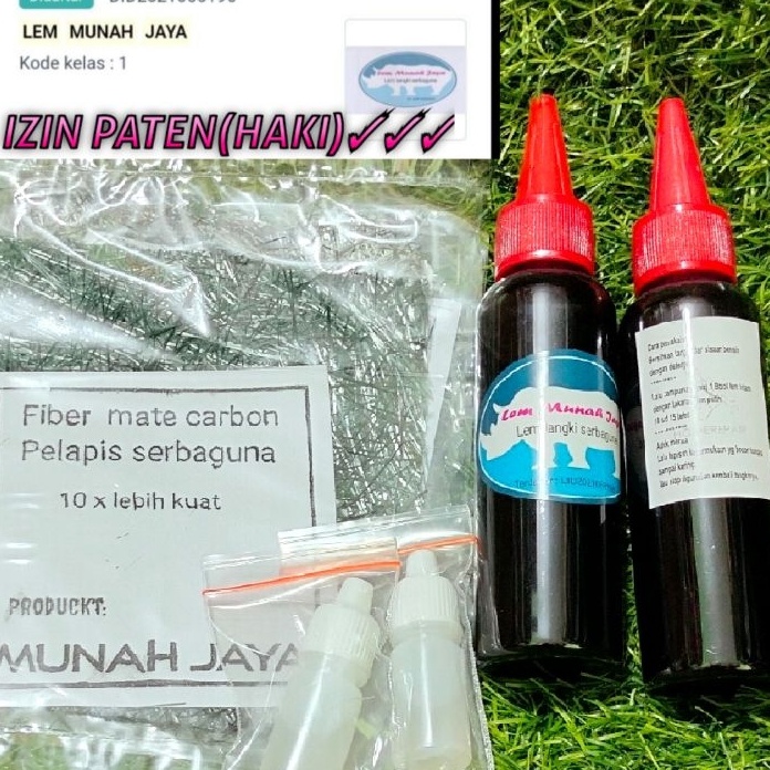 Extra lem tambal tangki motor dan mobil dllMunah jaya