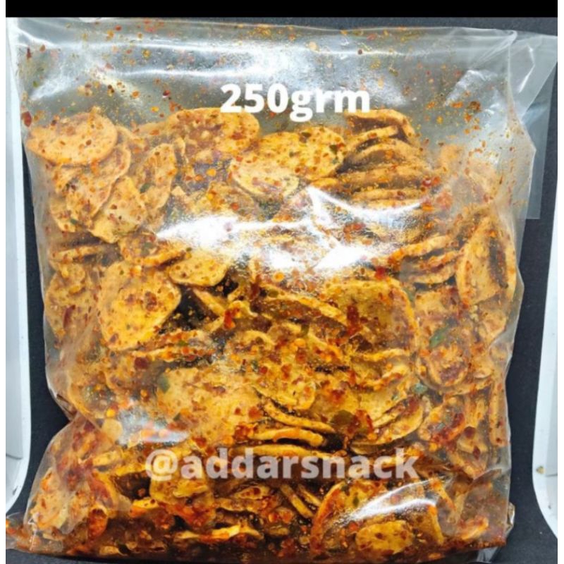 

keripik basreng bumbu basah daun jeruk halal netto 250gram