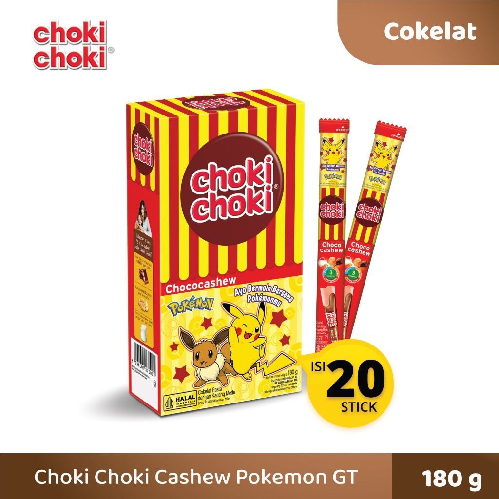 

CHOKI CHOKI CASHEW POKEMON GT 20 STICK