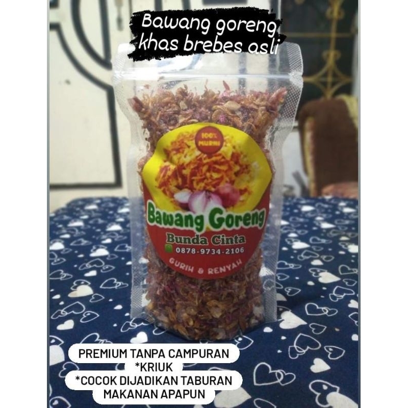 

BAWANG GORENG ASLI BREBES 100GR
