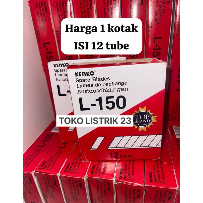 

KODE T34R REFILL KENKO BESAR L15 1 KOTAK ISI 12 TUBE