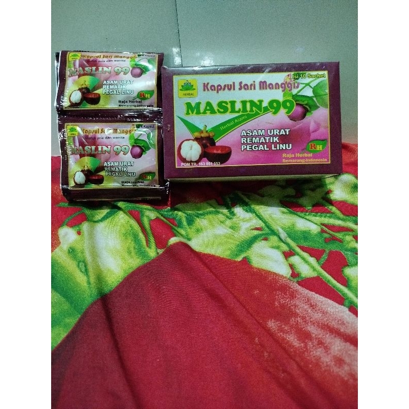 kapsul sari manggis MASLIN 99 Original 100%