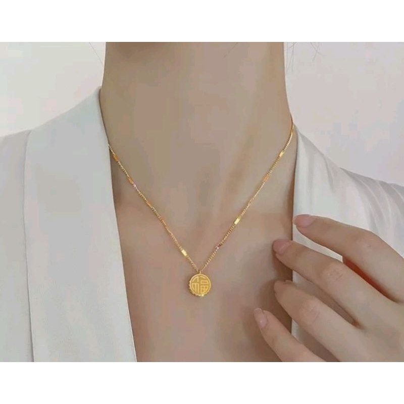 KALUNG HAVANA LIONTIN FASHONABLE MODEL KOREA ELEGANT SIMPLE