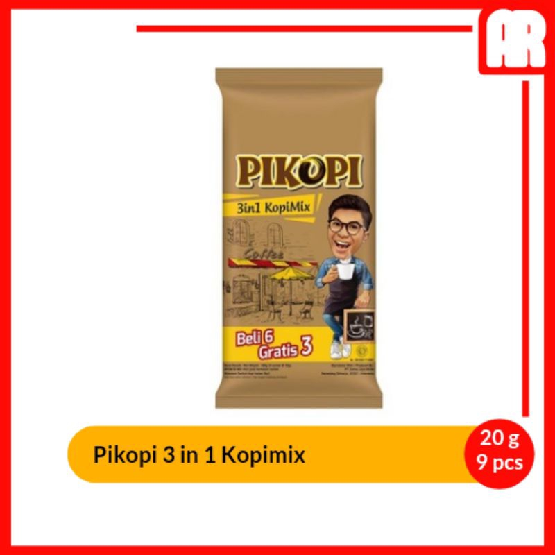 

Pikopi Kopi Instan 3 in 1 Kopimix 9 x 20g | AR Ostore