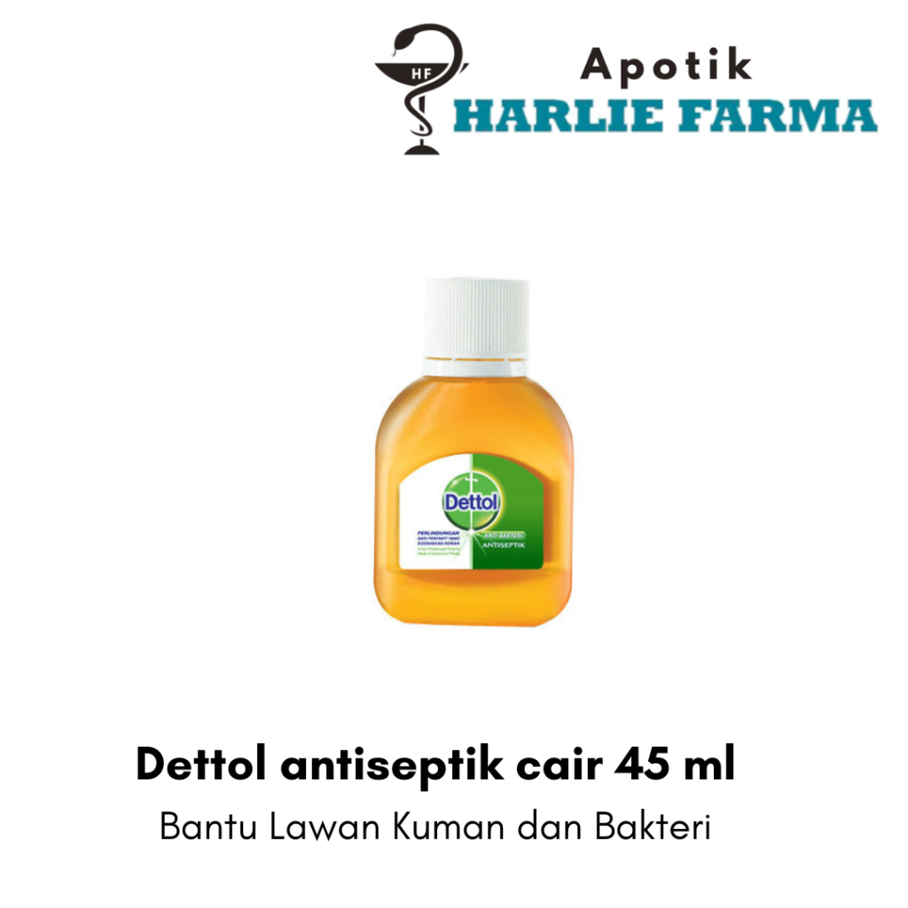 Dettol Antiseptik Cair 45 ml - Antiseptik Cair
